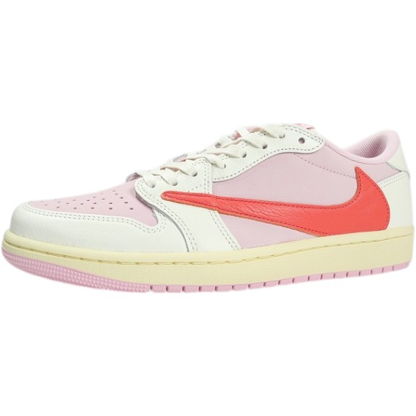 NIKE ナイキ ×Travis Scott AIR JORDAN 1 LOW OG SP Muslin/Shy Pink IQ7604-101 スニーカー ライトピンク Size 30009628