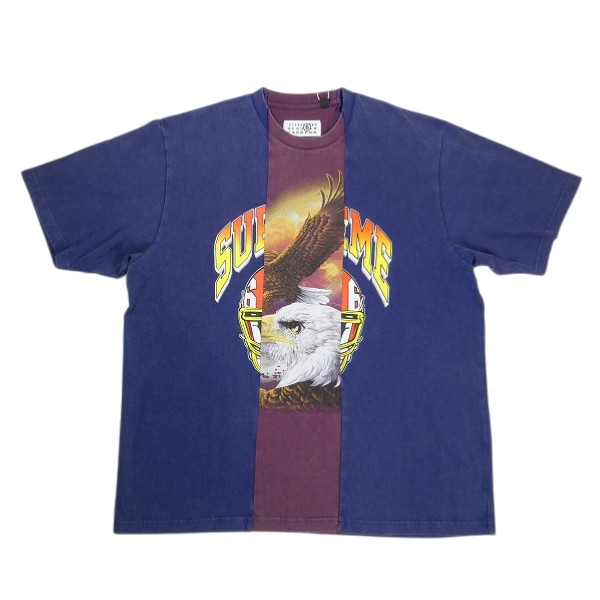 乐天商城 - SUPREME シュプリーム ×MM6 Maison Margiela 26SS Split S/S Top Navy Tシャツ 紺 Size 【L】 【新古品・未使用品】 30009806