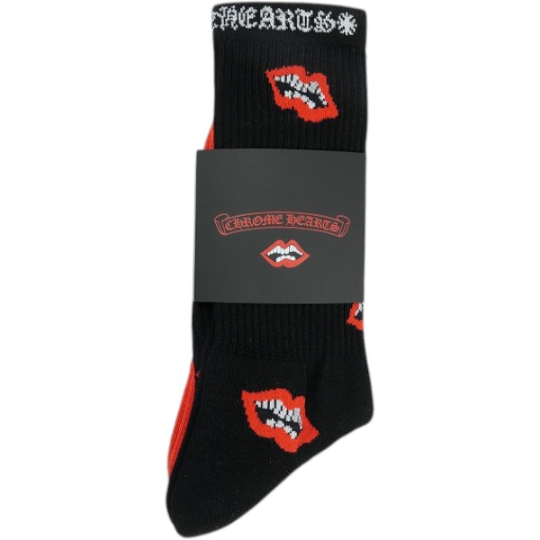 乐天商城 - CHROME HEARTS クロム・ハーツ PPO SPORTS SOCKS BLK/RED/WHT ソックスセット マルチ Size 【M】 【新古品・未使用品】 30010259