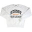STUSSY ステューシー ×OUR LEGACY WORK SHOP 24SS COLLEGIATE CREW ASH HEATHERクルーネックスウェット..
