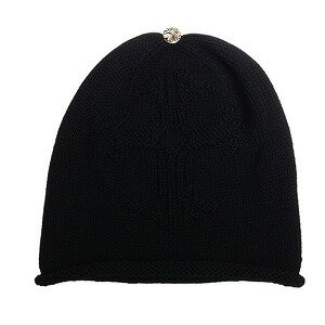 CHROME HEARTS クロム・ハーツ OVERSIZED BEANIE BLACK ビーニー 黒 Size 【フリー】 【新古品・未使用品】 20815618
