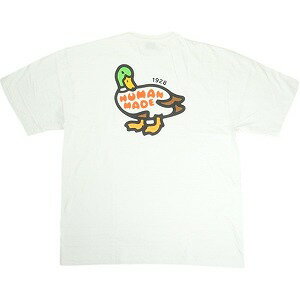 乐天商城 - HUMAN MADE ヒューマンメイド 24SS POCKET T-SHIRT 1928/DUCK WHITE HM26CS053 京都店限定 ダックTシャツ 白 Size 【XXXL】 【新古品・未使用品】 20818571