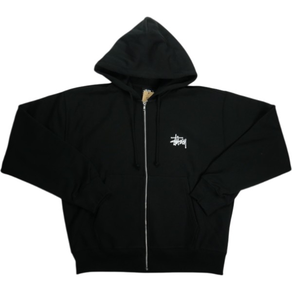 乐天商城 - STUSSY ステューシー BASIC STUSSY ZIP HOODIE BLACK ジップパーカー 黒 Size 【M】 【新古品・未使用品】 20837871
