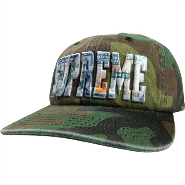 樂天商城 - SUPREME シュプリーム 26SS Embroidered Money Logo 6-Panel Woodland Camo キャップ 緑 Size 【フリー】 【新古品・未使用品】 20837929