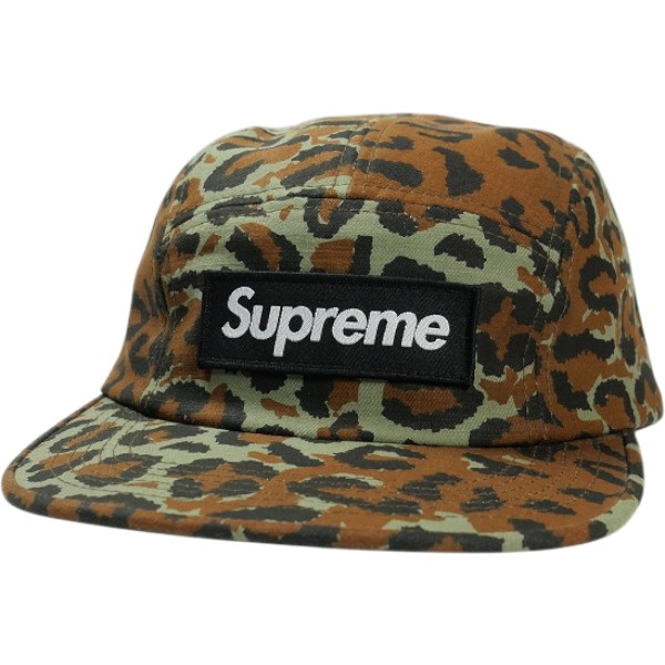 SUPREME シュプリーム 10SS Leopard Camp Cap Olive キャンプキャップ オリーブ Size   30012704