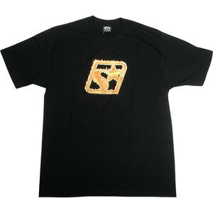 STUSSY ステューシー 25SS BLAZE TEE BLACK Tシャツ 黒 Size 【M】 【新古品・未使用品】 20818560