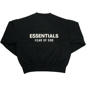 乐天商城 - Fear of God フィアーオブゴッド ESSENTIALS Classic Crewneck Sweatshirt Jet Black クルーネックスウェット 黒 Size 【L】 【新古品・未使用品】 20833577