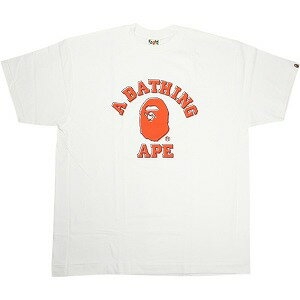 乐天商城 - A BATHING APE ア ベイシング エイプ COLLEGE LOGO TEE RED Tシャツ 白赤 Size 【XL】 【新古品・未使用品】 20834576