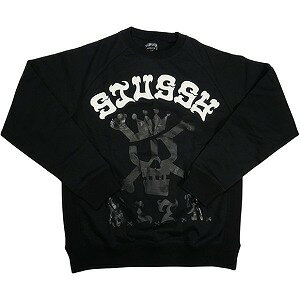 STUSSY ステューシー MARAUDER CREWNECK SWEAT BLACK クルーネックスウェット 黒 Size 【L】 【新古品・未使用品】 20834609