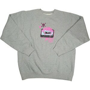 STUSSY ステューシー CASSETTE CREWNECK SWEAT GREY クルーネックスウェット 灰 Size 【L】 【新古品・未使用品】 20834610