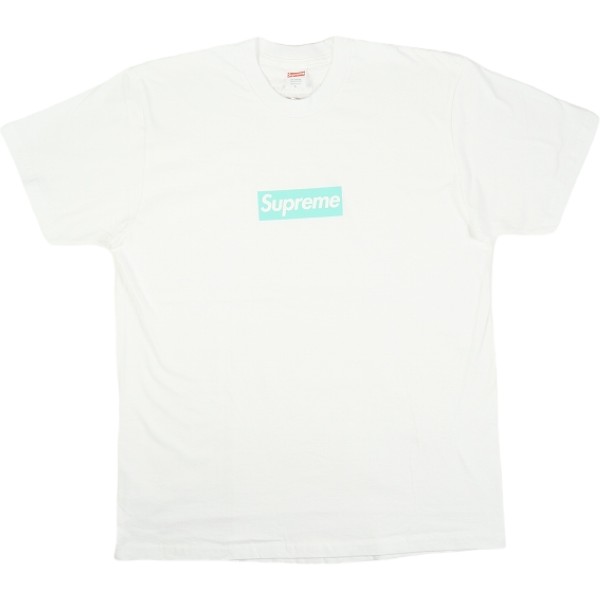乐天商城 - SUPREME シュプリーム ×Tiffany & Co ティファニー 21AW Box Logo Tee White ボックスロゴTシャツ 白 Size 【S】 【新古品・未使用品】 20840124