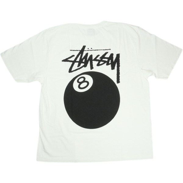 樂天商城 - STUSSY ステューシー 26SS 8 BALL TEE PIGMENT DYED White Tシャツ 白 Size 【XL】 【新古品・未使用品】 30008650