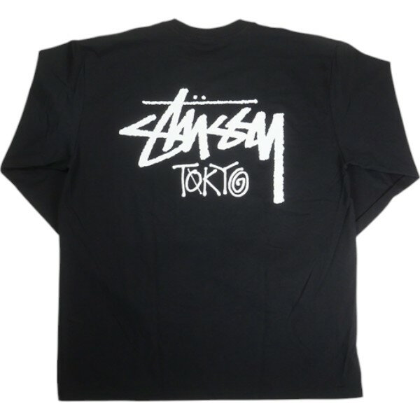 乐天商城 - STUSSY ステューシー STOCK TOKYO LS TEE BLACK 東京限定ロンT 黒 Size 【L】 【新古品・未使用品】 30009007