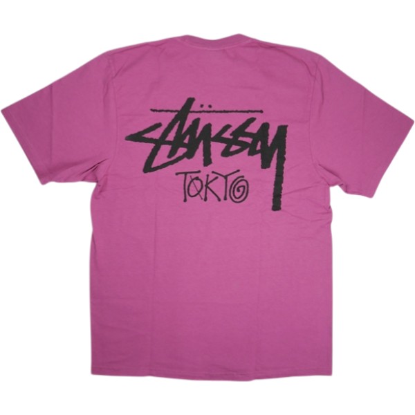 乐天商城 - STUSSY ステューシー STOCK TOKYO TEE BERRY 東京限定Tシャツ ピンク Size 【M】 【新古品・未使用品】 30009084
