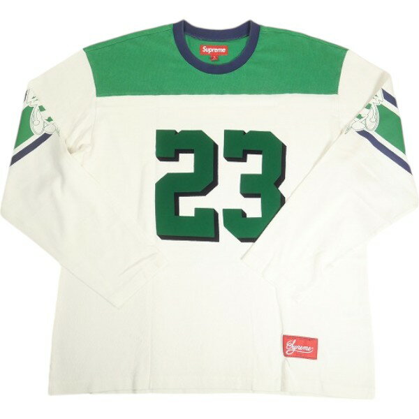 樂天商城 - SUPREME シュプリーム 23AW Bumblebee L/S Football Top White ロンT 白 Size 【M】 【新古品・未使用品】 30011191