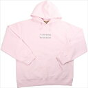 SUPREME シュプリーム ×Burberry 22SS Box Logo Hooded Sweatshirt Light Pink BOXロゴパーカー ピンク Size 【XXL】 【新古品・未使用品】 20788855