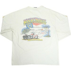 VINTAGE ヴィンテージ Harley Davidson Hell on Wheels LS Tee ロンT 白 Size 【L】 【中古品-良い】 20818594