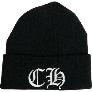 CHROME HEARTS �����ࡦ�ϡ��� CH WATCH CAP BLACK/WHITE �ӡ��ˡ� �� Size �ڥե꡼�� �������-...