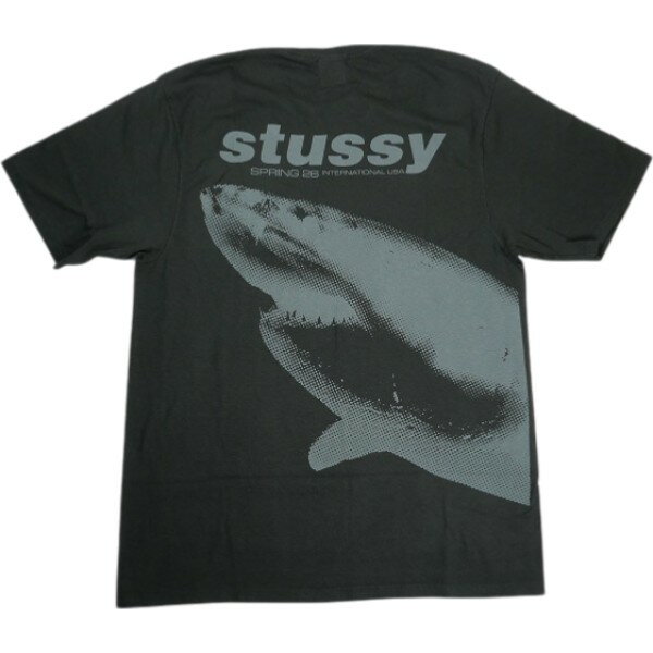 乐天商城 - STUSSY ステューシー 26SS SHARK TEE PIGMENT DYED Faded Black Tシャツ 黒 Size 【M】 【新古品・未使用品】 20838340