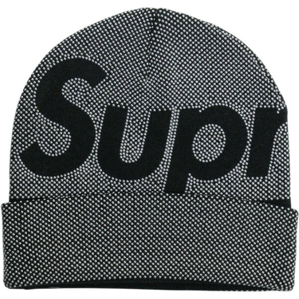 樂天商城 - SUPREME シュプリーム 25FW Studded Knockout Big Logo Beanie Black ビーニー 黒 Size 【フリー】 【新古品・未使用品】 30010154