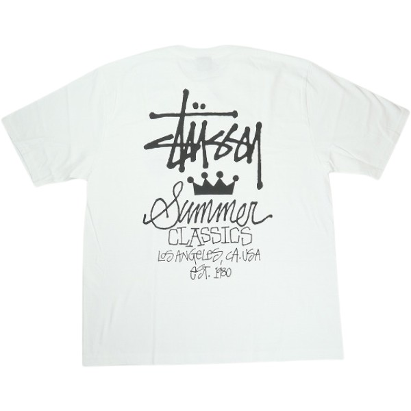 商品情報 ブランド STUSSY 商品名 26SS SUMMER CLASSICS TEE WHITE Tシャツ カラー 白 サイズ XL 素材 コットン100％ 付属品 - 商品管理番号 30011971 商品状態 新古品・未使用品 状態説明 - 詳細サイズ 着丈 75cm 身幅 64cm 袖丈 26.5cm 肩幅 57cm