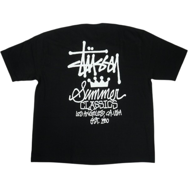 STUSSY ステューシー 26SS SUMMER CLASSICS TEE BLACK Tシャツ 黒 Size XL …