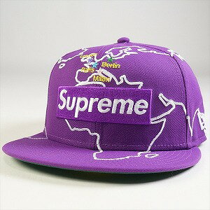 SUPREME シュプリーム 23AW Worldwide Box Logo New Era Purple キャップ 紫 Size   20774920