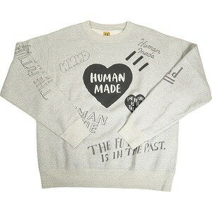 HUMAN MADE ヒューマンメイド 24AW GRAFFITI SWEATSHIRT GRAY HM28CS022 クルーネックスウェット 灰 Size 【L】 【新古品・未使用品】 ..