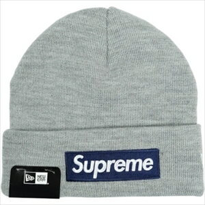 乐天商城 - SUPREME シュプリーム ×New Era 25FW Box Logo Beanie Heather Grey ボックスロゴビーニー 灰 Size 【フリー】 【新古品・未使用品】 20831865