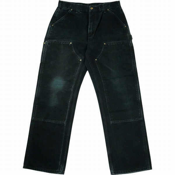 乐天商城 - VINTAGE ヴィンテージ Carhartt カーハート Double Knee Painter Pants Faded Black ダブルニーペインターパンツ 黒 Size 【W34】 【中古品-良い】 20838500