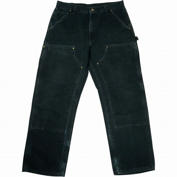樂天商城 - VINTAGE ヴィンテージ Carhartt カーハート Double Knee Painter Pants Faded Black ダブルニーペインターパンツ 黒 Size 【W34】 【中古品-良い】 20838503