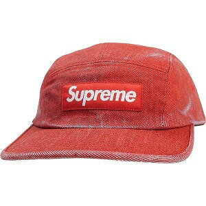 SUPREME シュプリーム 24SS Coated Denim Camp Cap Red デニムキャンプキャップ 赤 Size 【フリー】 【新古品・未使用品】 20798036