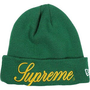 乐天商城 - SUPREME シュプリーム 24AW New Era Script Beanie Green ビーニー 緑 Size 【フリー】 【中古品-良い】 20831515