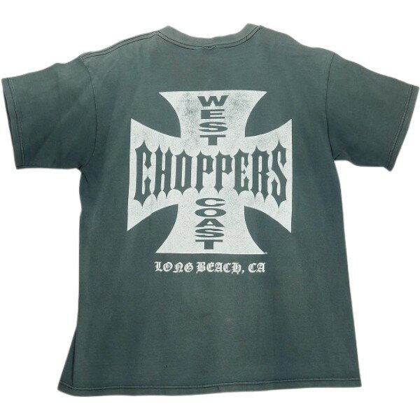 乐天商城 - VINTAGE ヴィンテージ West Coast Choppers ウェストコーストチョッパーズ Iron Cross Tee Tシャツ 黒 Size 【L相当】 【中古品-良い】 30009669