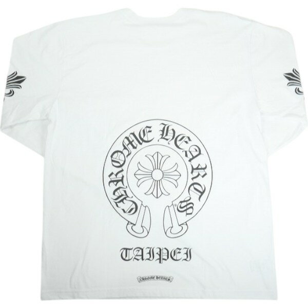 乐天商城 - CHROME HEARTS クロム・ハーツ TAIPEI EXCLUSIVE HORSESHOE L/S TEE WHITE 台北限定ロンT 白 Size 【M】 【新古品・未使用品】 30009953