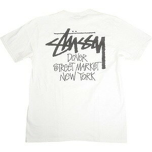 STUSSY ステューシー ×DOVER STREET MARKET 23AW STOCK DSM NEW YORK WHITE TEE Tシャツ 白 Size 【XXL】 【新古品・未使用品】 20809349
