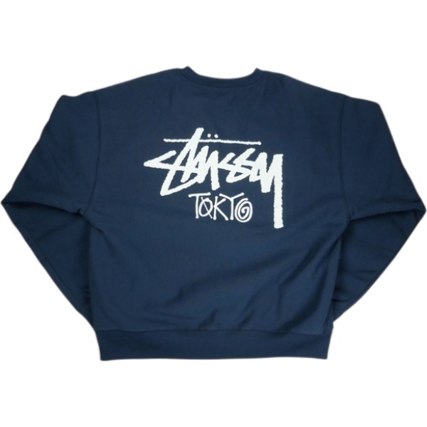 乐天商城 - STUSSY ステューシー STOCK TOKYO CREW NAVY 東京限定クルーネックスウェット 紺 Size 【XL】 【新古品・未使用品】 20838700
