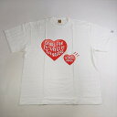 HUMAN MADE ヒューマンメイド 23AW GRAPHIC T-SHIRT 4 WHITE ダブルハートロゴTシャツ HM26TE004 白 Size 【XXXL】 【新古品 未使用品】 20775798