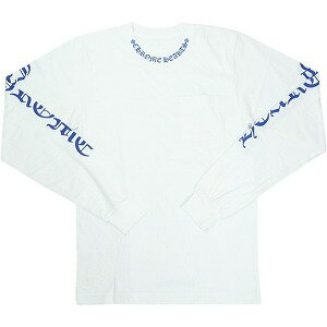 樂天商城 - CHROME HEARTS クロム・ハーツ NECK LOGO POCKET L/S TEE WHITE/DGR BLUE ロンT 白青 Size 【XL】 【新古品・未使用品】 20826731