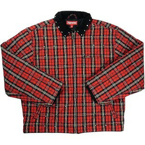 SUPREME シュプリーム xb.b. Simon 25FW Quilted Work Jacket Plaid ジャケット 赤 Size 【L】 【新古品・未使用品】 20826818