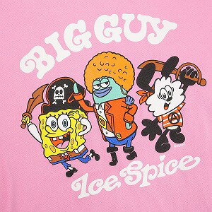 VERDY ヴェルディ × Ice Spice "Big Guy" Zip Hoodie Pink パーカー ピンク Size 【S】 【中古品-非常に良い】 20831049
