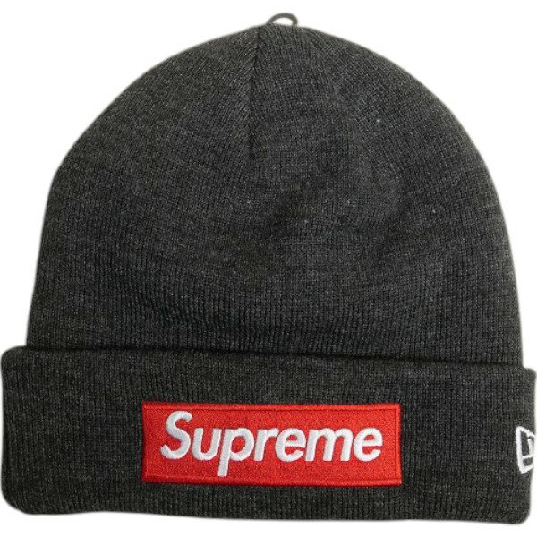 乐天商城 - SUPREME シュプリーム 21AW New Era Box Logo Beanie Charcoal BOXロゴビーニー チャコール Size 【フリー】 【新古品・未使用品】 20838239