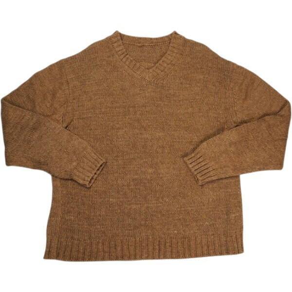 乐天商城 - TENDERLOIN テンダーロイン V NECK COTTON KNIT BROWN ニット 茶 Size 【L】 【中古品-良い】 30008340