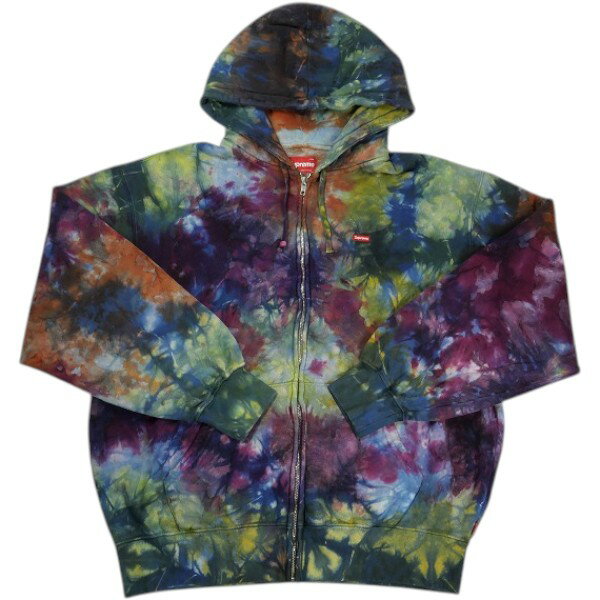 乐天商城 - SUPREME シュプリーム 24SS Overdyed Small Box Zip Up Hooded Sweatshirt Multicolor ジップパーカー マルチ Size 【L】 【新古品・未使用品】 30008374