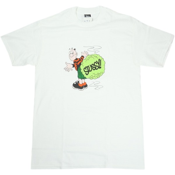 乐天商城 - STUSSY ステューシー ×VIZコミック SS FARM PANT TEE 25周年記念Tシャツ 白 Size 【M】 【新古品・未使用品】 30008386