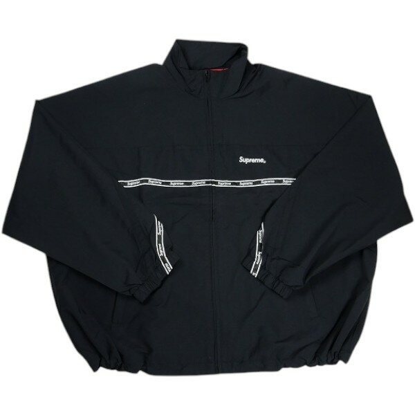 乐天商城 - SUPREME シュプリーム 26SS Logo Taping Track Jacket Black ジャケット 黒 Size 【L】 【新古品・未使用品】 30008397
