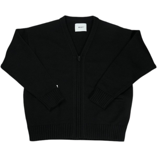 乐天商城 - WTAPS ダブルタップス 25AW PALMER AFA SWEATER ALPL 252MADT-KNM04 カーディガン 黒 Size 【2】 【新古品・未使用品】 30008419