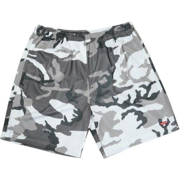 SUPREME シュプリーム 26SS Small Box Baggy Mesh Short Snow Camo ショーツ 黒白 Size   30008445
