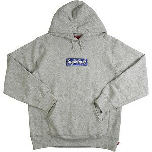 SUPREME シュプリーム 19AW Bandana Box Logo Hooded Sweatshirt Grey ボックスロゴパーカー 灰 Size   20789421