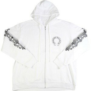 CHROME HEARTS クロム・ハーツ HORSESHOE ZIP HOODIE WHITE ジップパーカー 白 Size 【XL】 【新古品・未使用品】 20789425